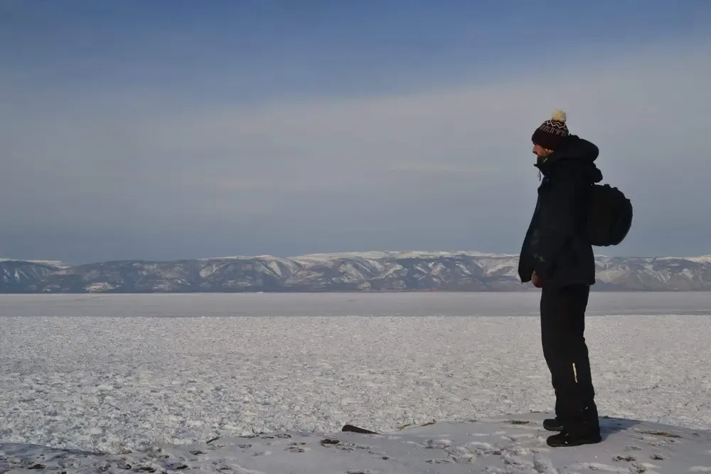 Lago Baikal helado