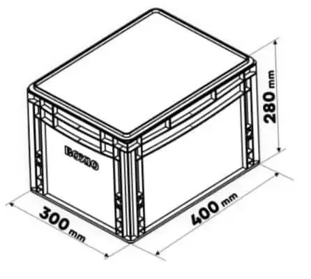 dimensiones baño seco boxio