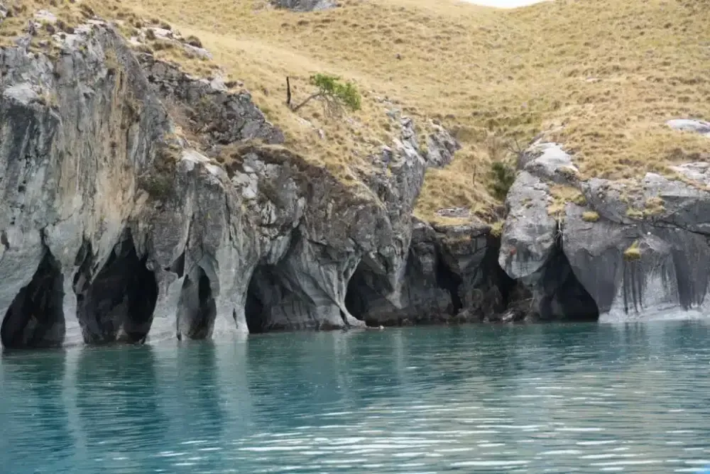 Capillas de Mármol en el lago General Carrera, vista 1