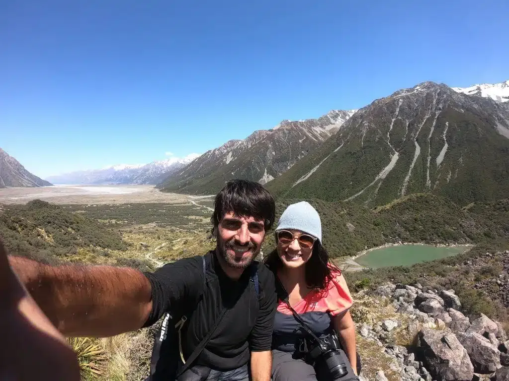 Cristina y Sergio viajando