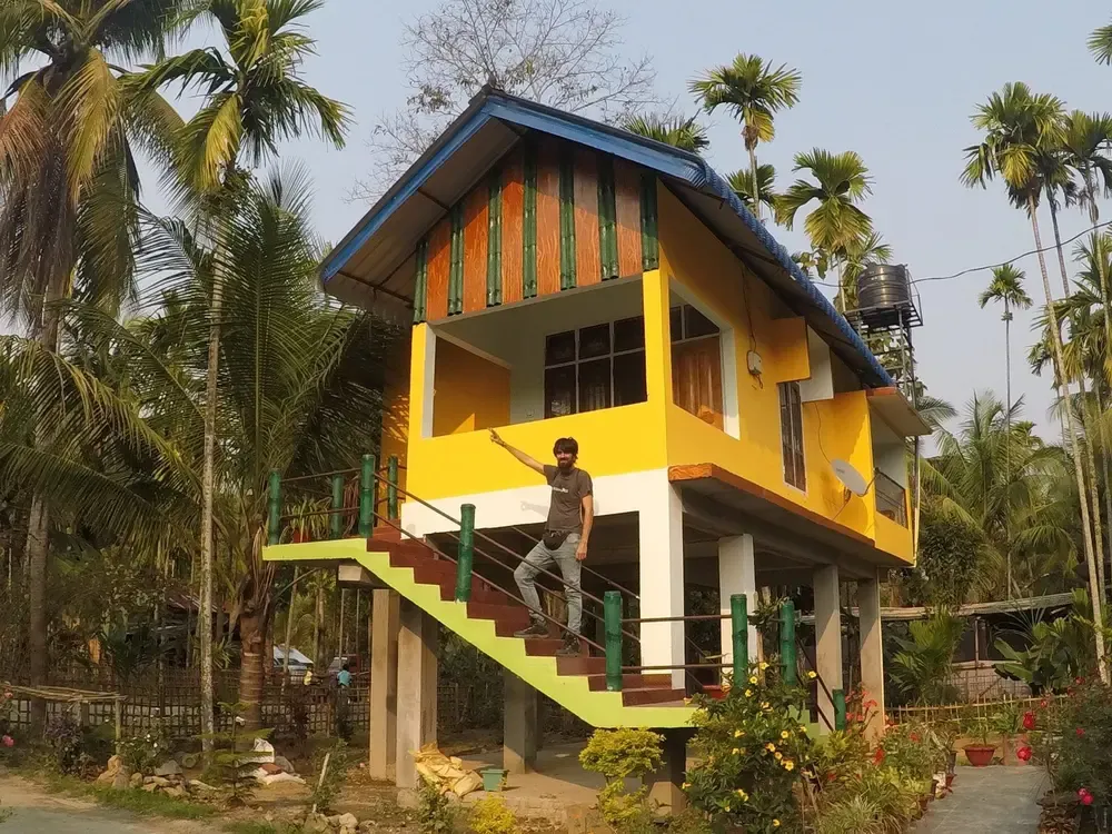 Nuestro alojamiento en Kaziranga