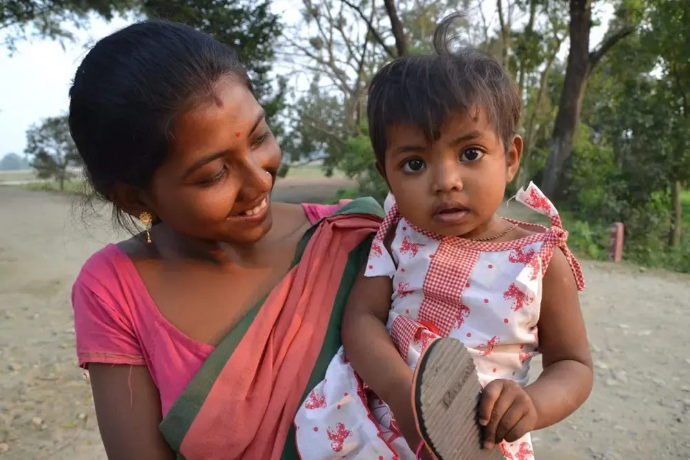 Mujer local de Majuli