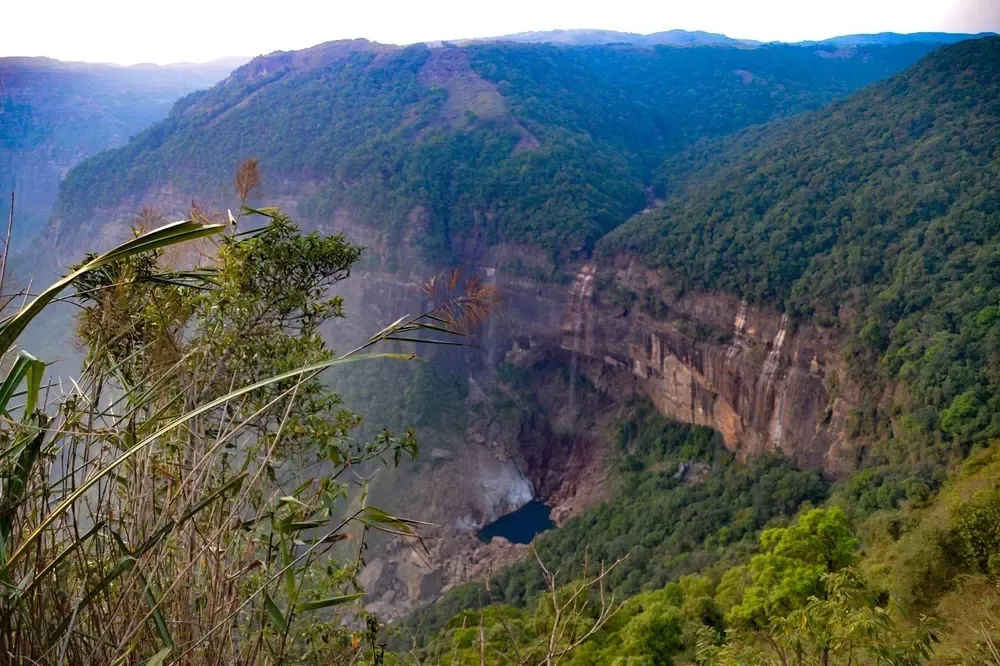 Paisajes de Meghalaya en las 7 hermanas de India