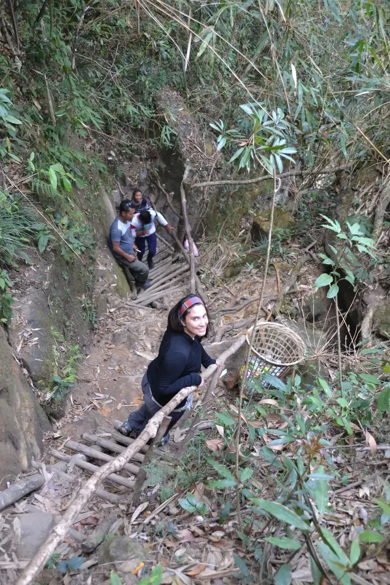 Trekking camino a las casacadas Wei Sawdong