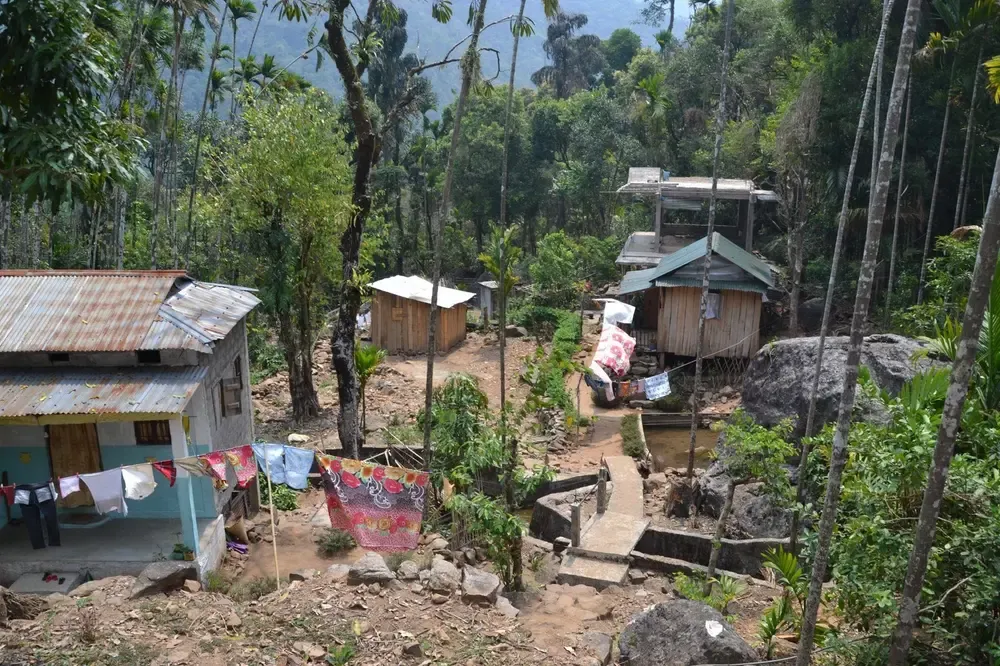 Por fin llegamos a la aldea de Nongriat
