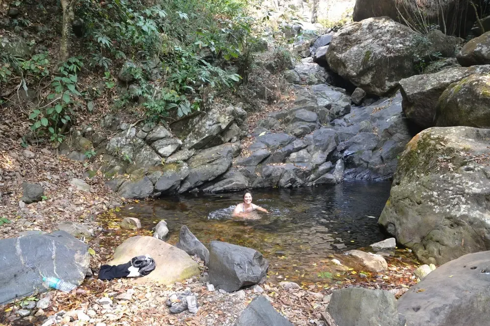Bueno, esto no era ni una piscina pero se veía tan fresquita...