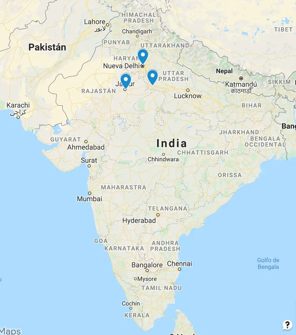 Triangulo de oro de la India