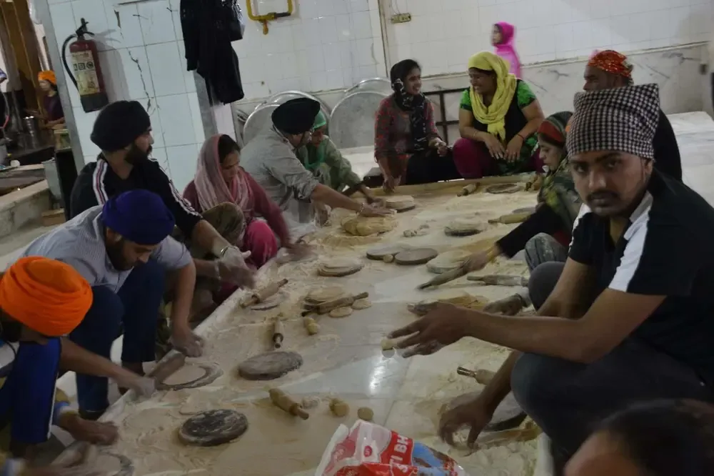cocina del templo. Es una gran experiencia local