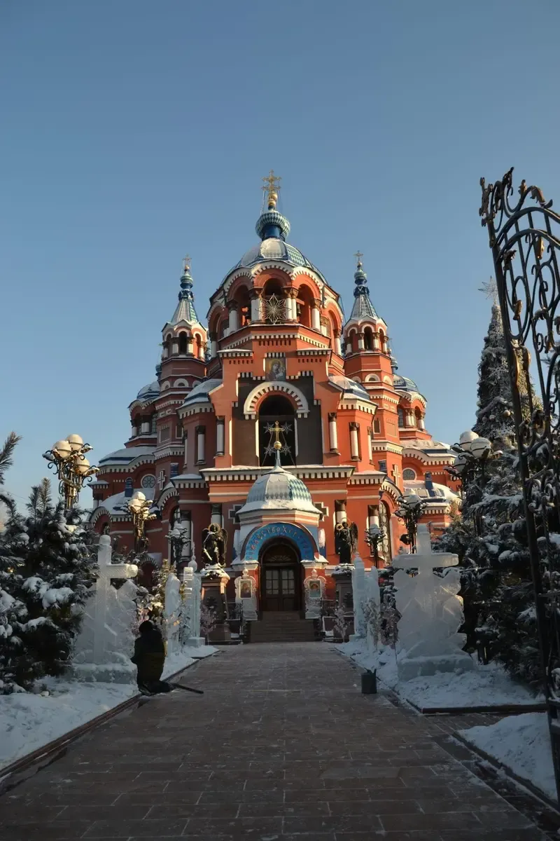 Catedral nuestra señora de Kazan en Irkutsk