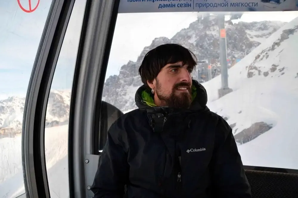 Subida en teleférico