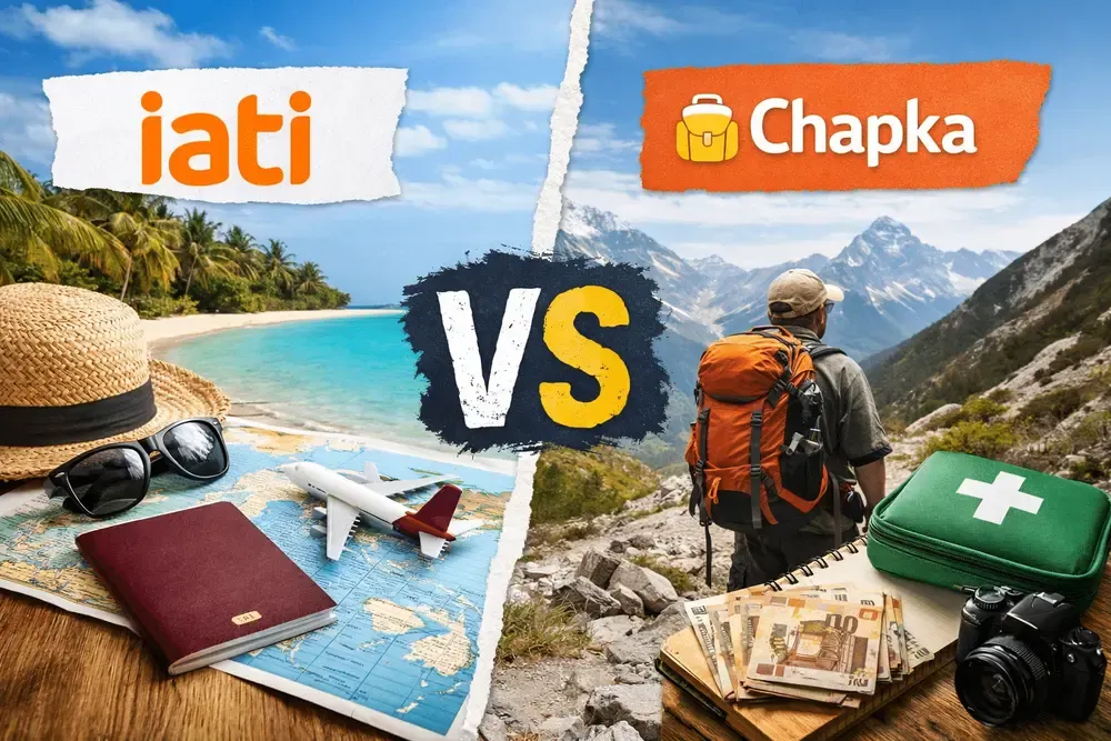 IATI vs Chapka: comparativa visual de seguros de viaje