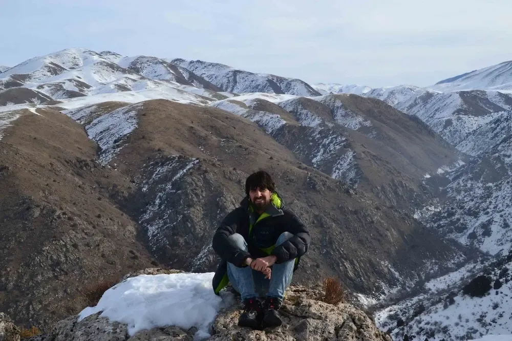 Desde la cima de la montaña