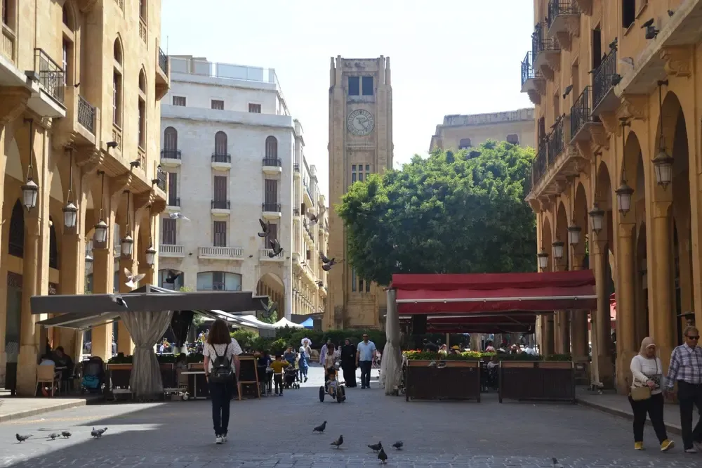 La torre del reloj de Beirut