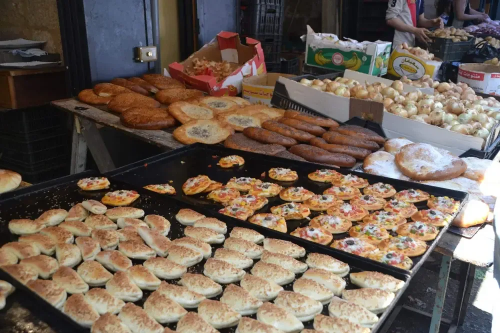 Puesto de comida en Tripoli