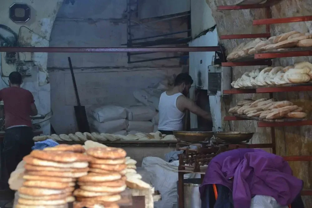 Panadería en Trípoli. En pleno zoco antiguo.