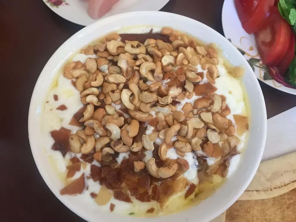 Humus con anacardos. Nuestro plato favorito en Líbano