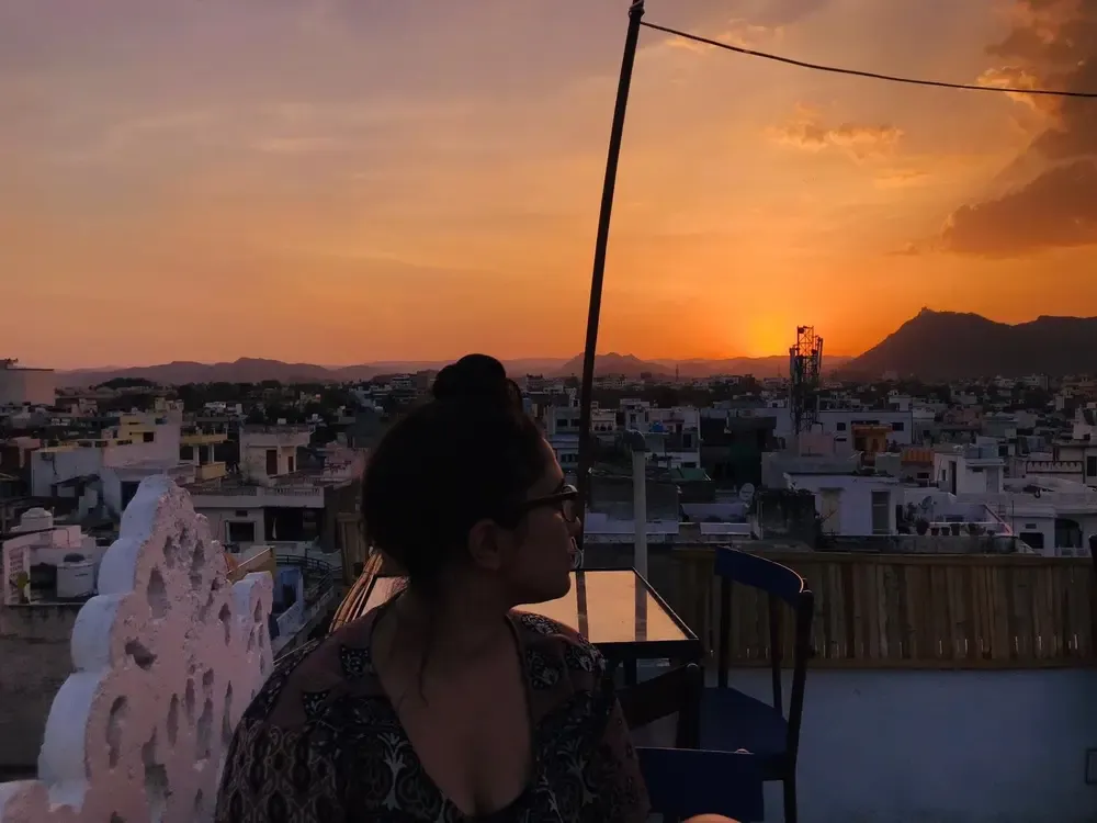 Atardecer desde el Yummy Yoga