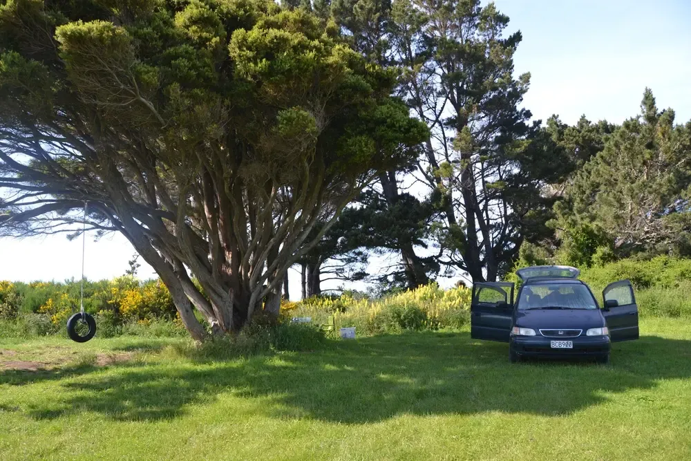 Recorrer Nueva Zelanda en coche. Campings dónde dormir Gratis