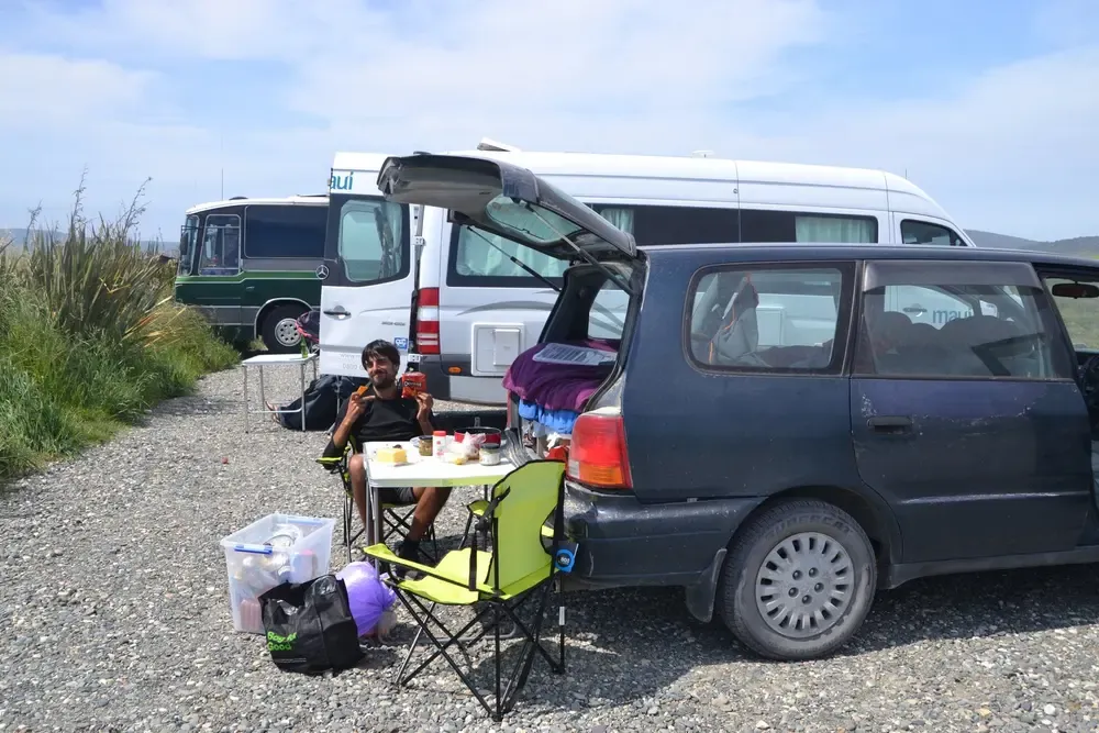 Recorrer Nueva Zelanda en coche. Campings dónde dormir Gratis
