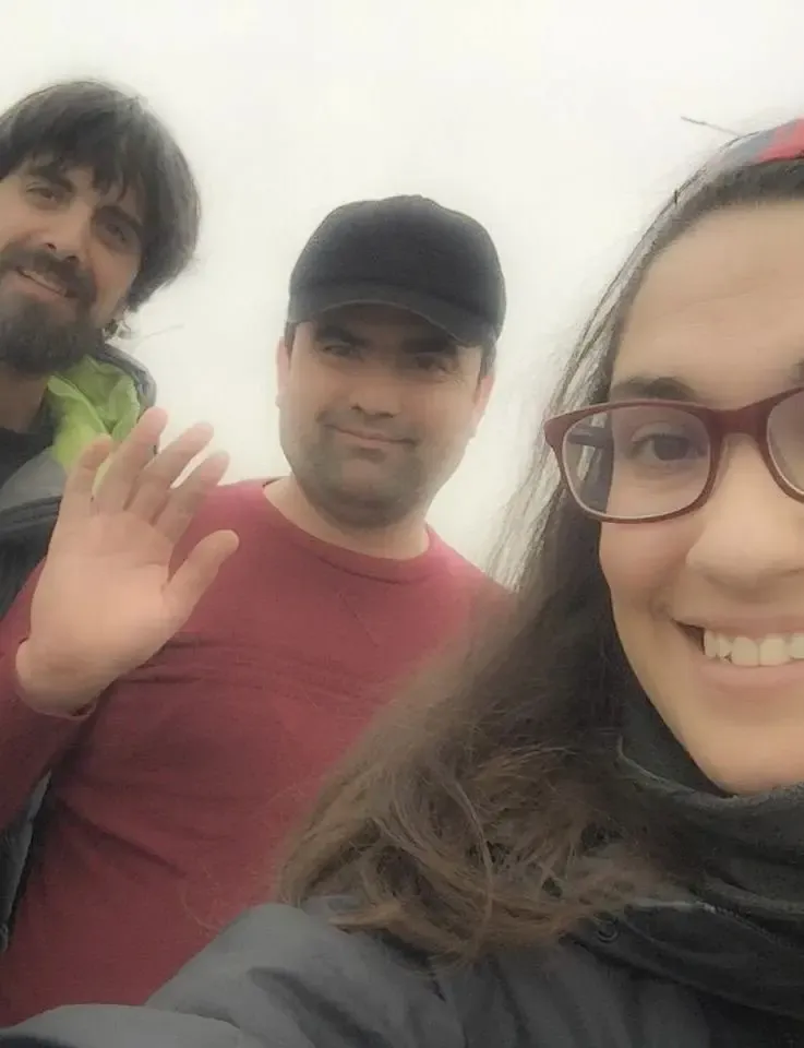 Con nuestro conductor al llegar a Khiva