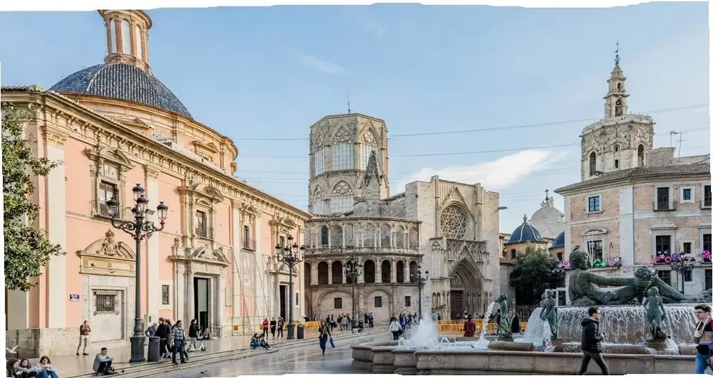 Plaza de la virgen Valencia