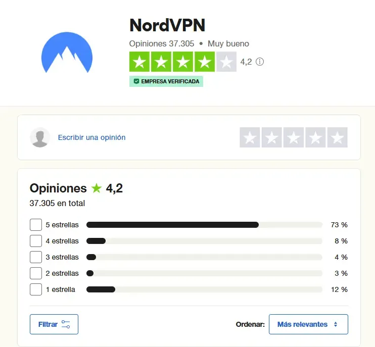 opiniones NordVPN